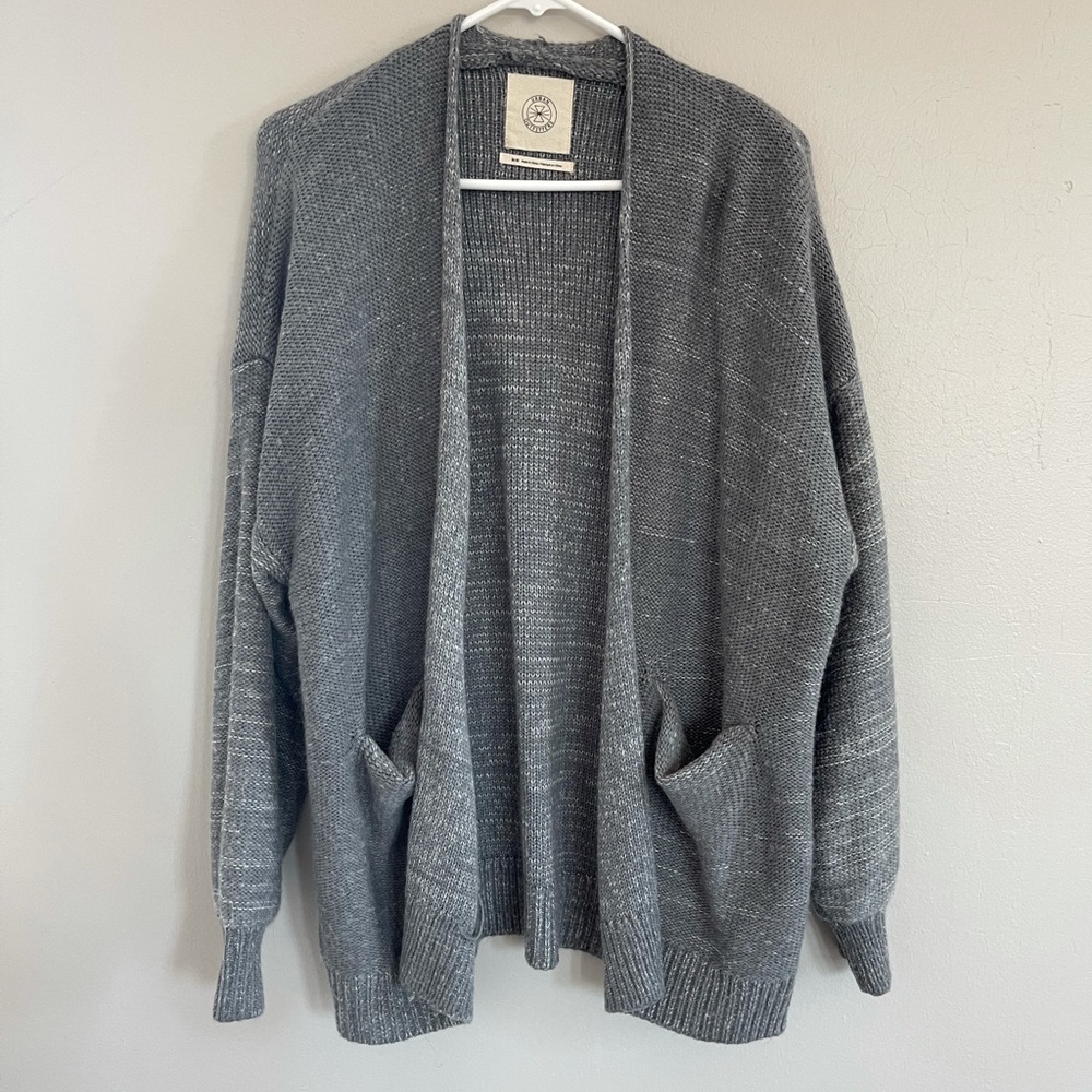 Gray Knit Cardigan Urban Outfitters
